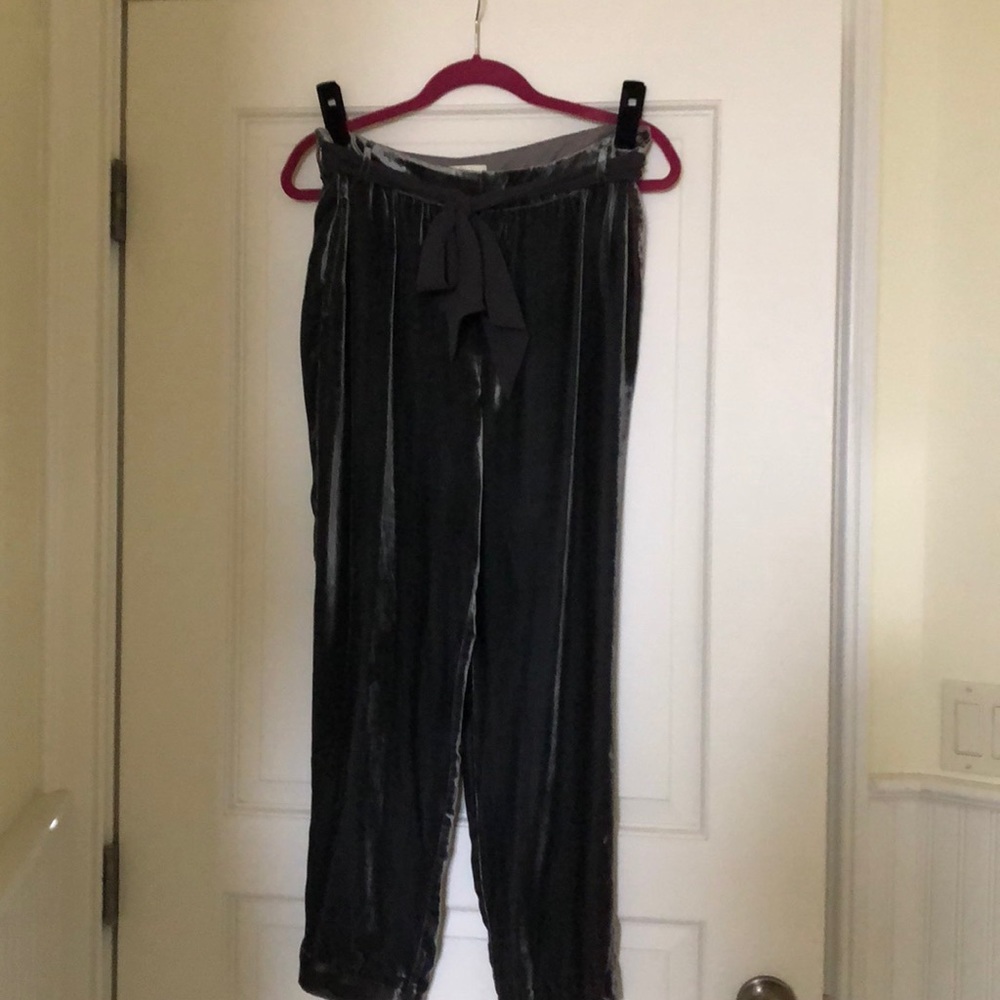 ANTHROPOLOGIE velvet pants size 8